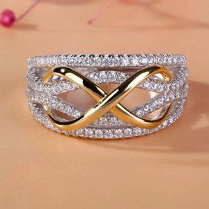 Jewelry | 925 Sterling Silver Ring Infinity Simple Minimalist ...